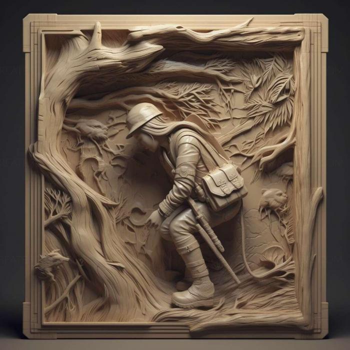 نموذج ثلاثي الأبعاد لآلة CNC 3D Art 